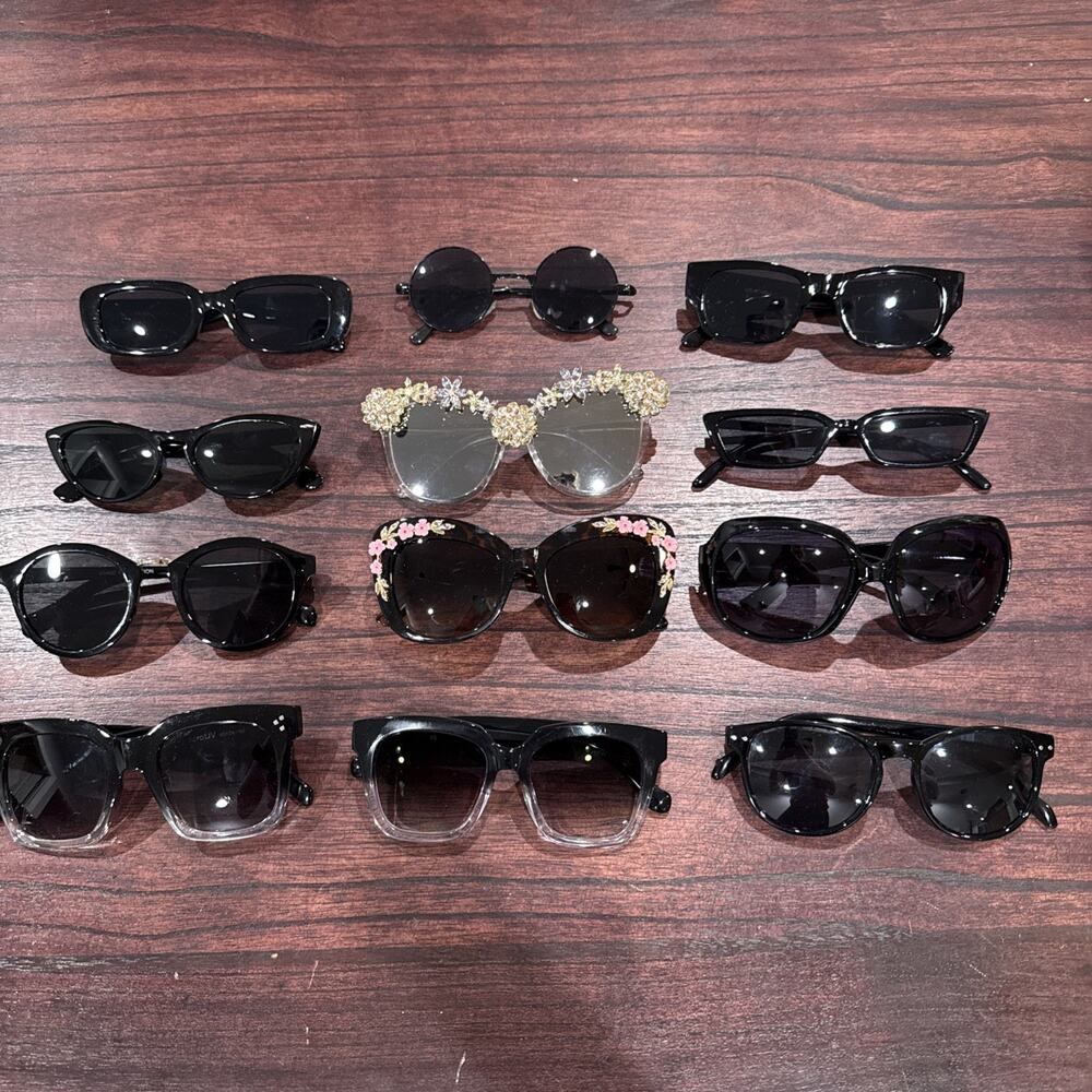 Lot Of 12 Fashion Sunglasses Party Fun Bachelorette Unbranded F8